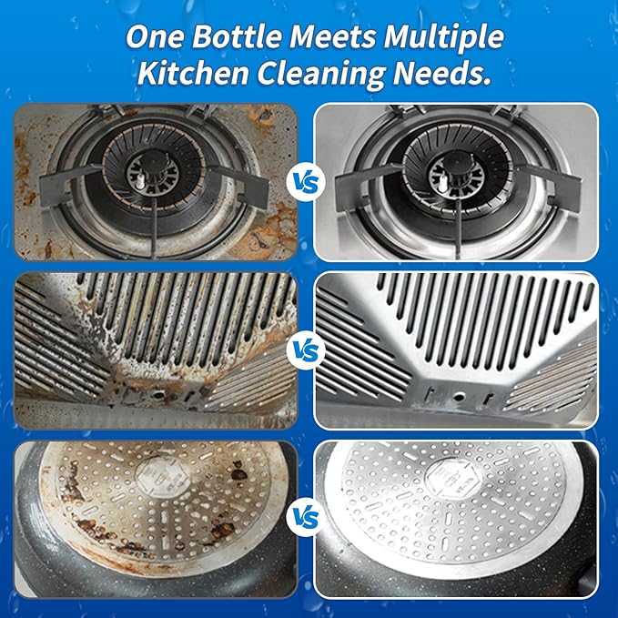 Spray Splash Cleaner, 2026 New Multi Purpose Cleaning Spray, Upgraded Foam Sprays for Ovens, Powerful Degreaser Sprays for Kitchen, Convenient Handheld Cleaner for Home Family (2PCS)