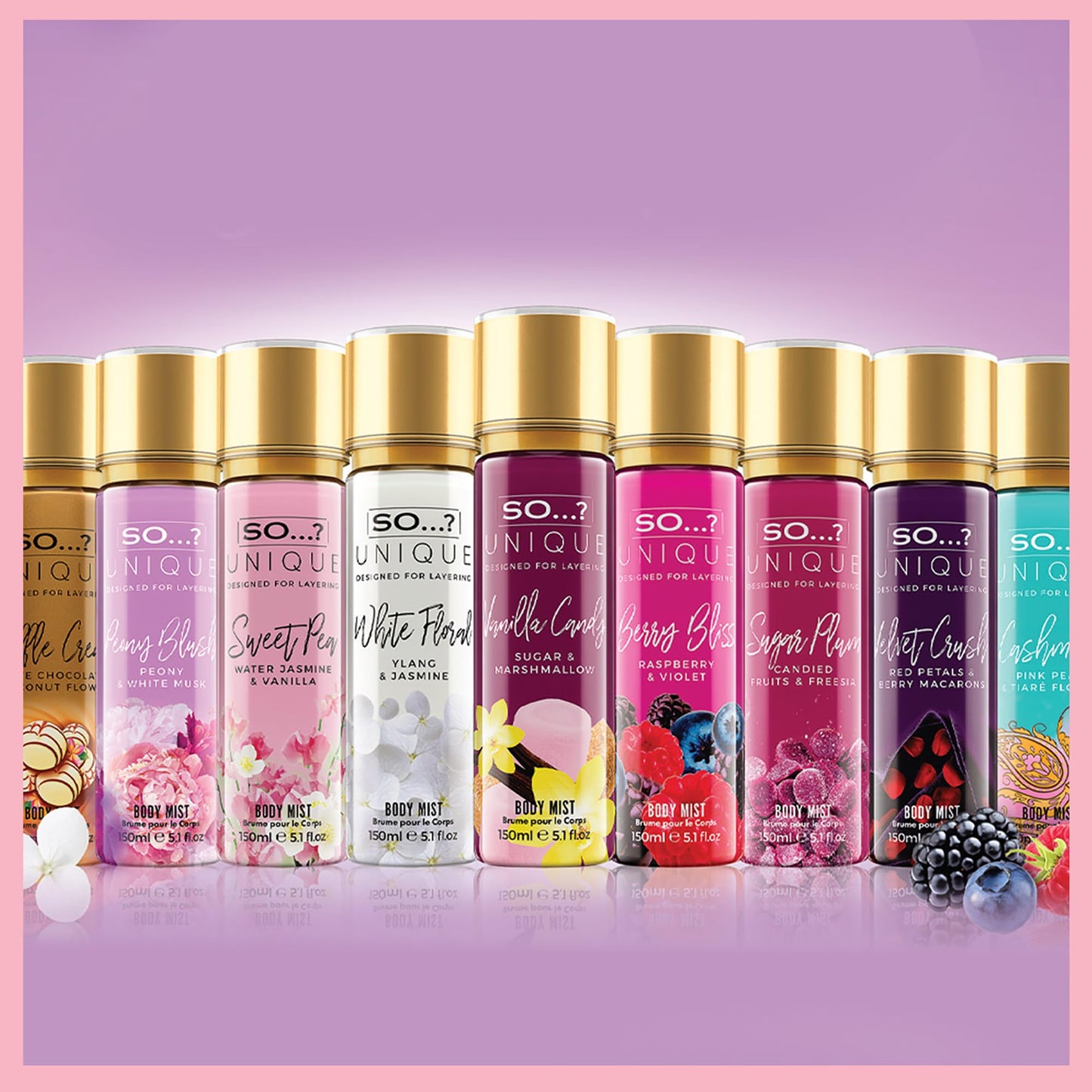 So…?...? Unique Rose Berry Body Mist - Floral, Fruity Body Spray for Women - Perfume for Women with Rose, Vanilla, Musk Notes - Gifts for Women - 5.1 oz, Cranberry