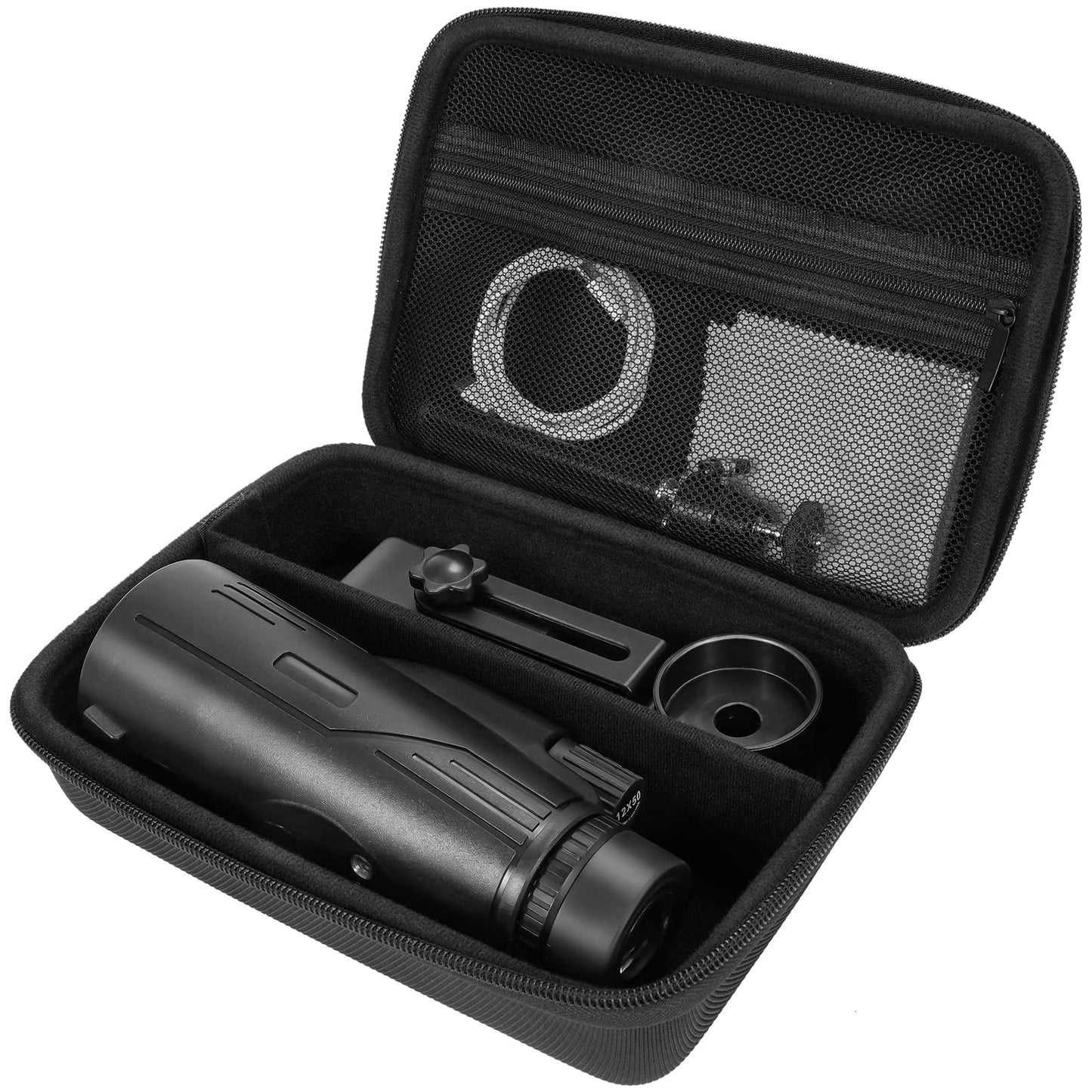 Procase Hard Carrying Case For Monocular Telescope, Travel Storage Bag Compatible With Gosky 12X55/ Pankoo 12X50, 40X60/ Titan 1