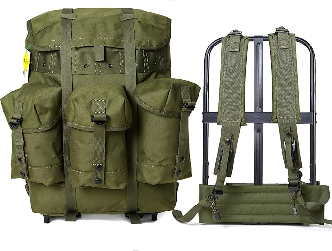 MT Military Alice Pack Medium Army Survival Combat ALICE Rucksack Backpack 50L Olive Drab