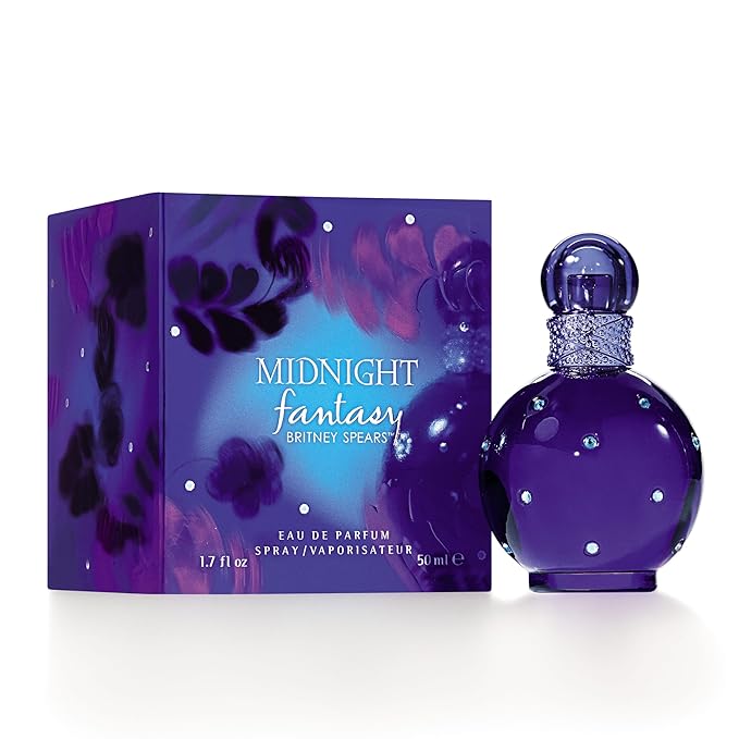 Britney Spears Midnight Fantasy Eau De Parfum Spray for Women, 1.7 Ounce