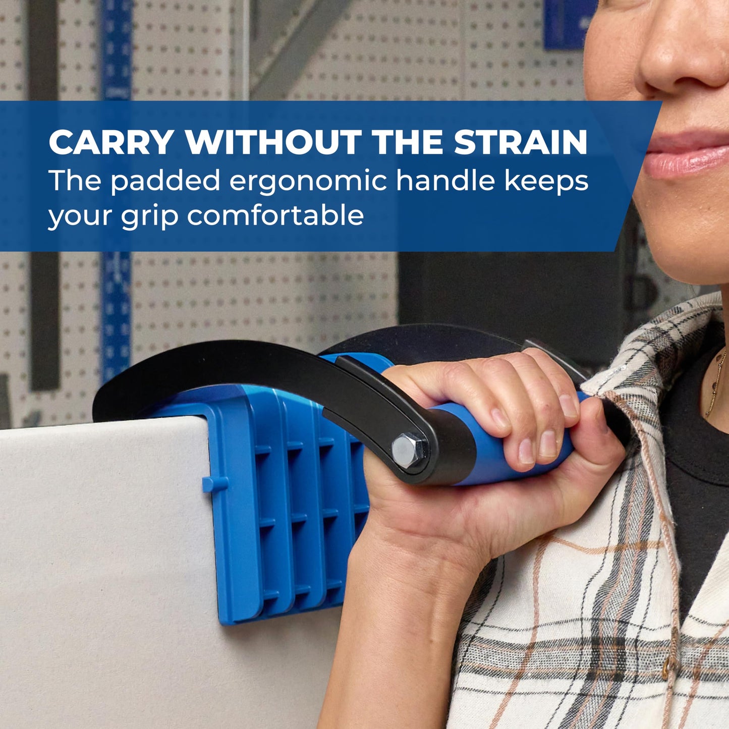 Kreg Panel Carrier - Easily Carry Plywood Boards & Large Panels - Ergonomic Grip - Woodworking Tools & Accessories