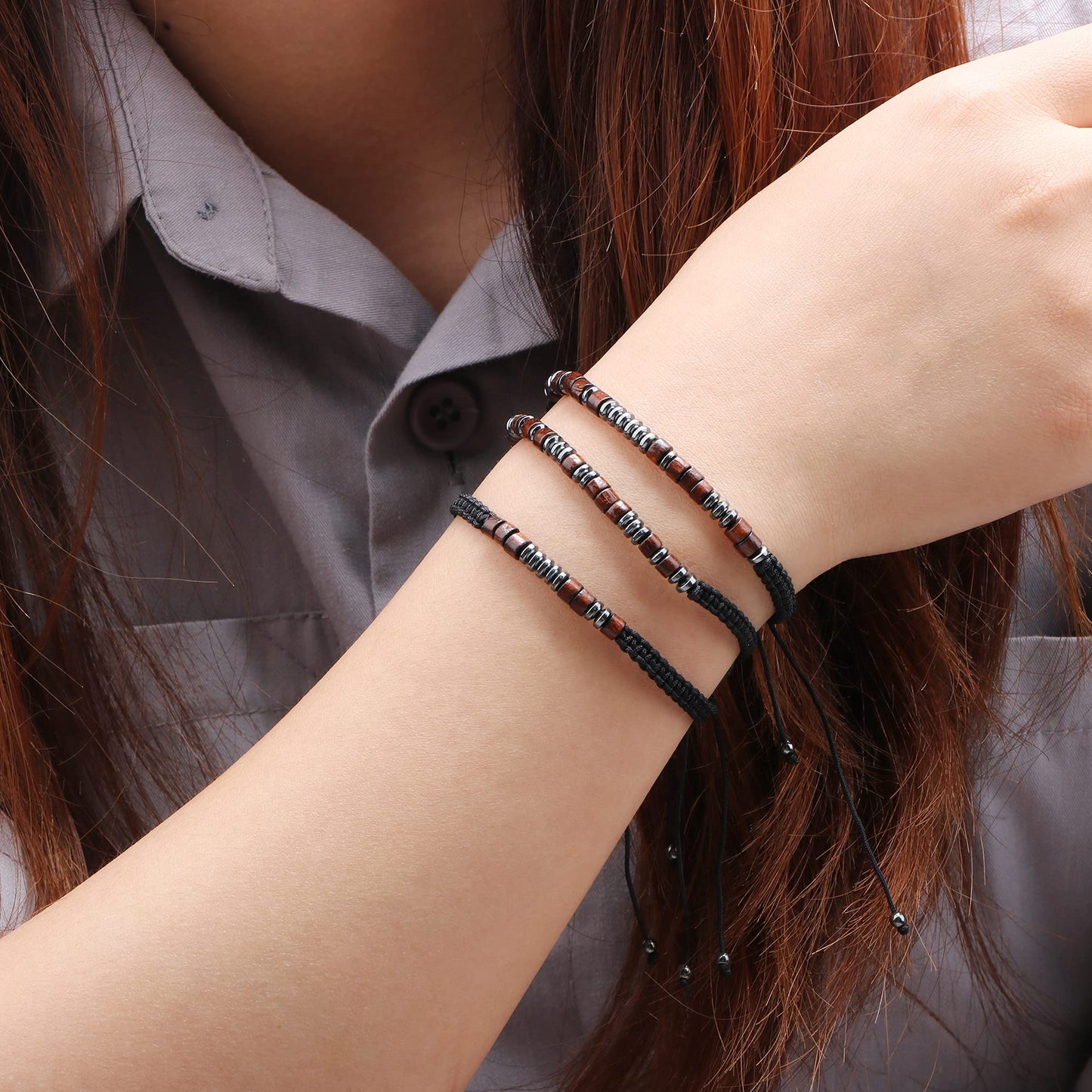JoycuFF Badass Mama Badass Jewelry for Women Morse Code Bracelets Gift for Women Inspirational Motivational Encouragement Mother