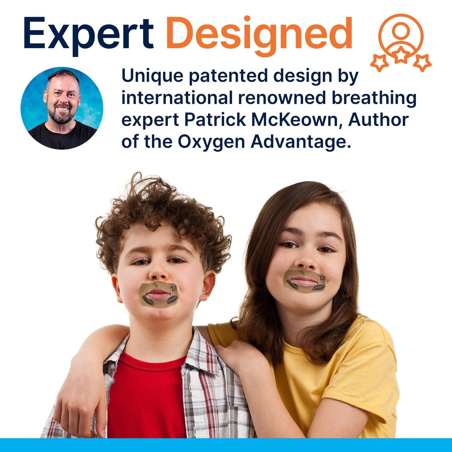 MyoTape - Sleep Tape for Kids - 90 Nights - Reduce Snoring - Improve Your Kids Sleep - Promote Nasal Breathing - Children - Gentle On Skin