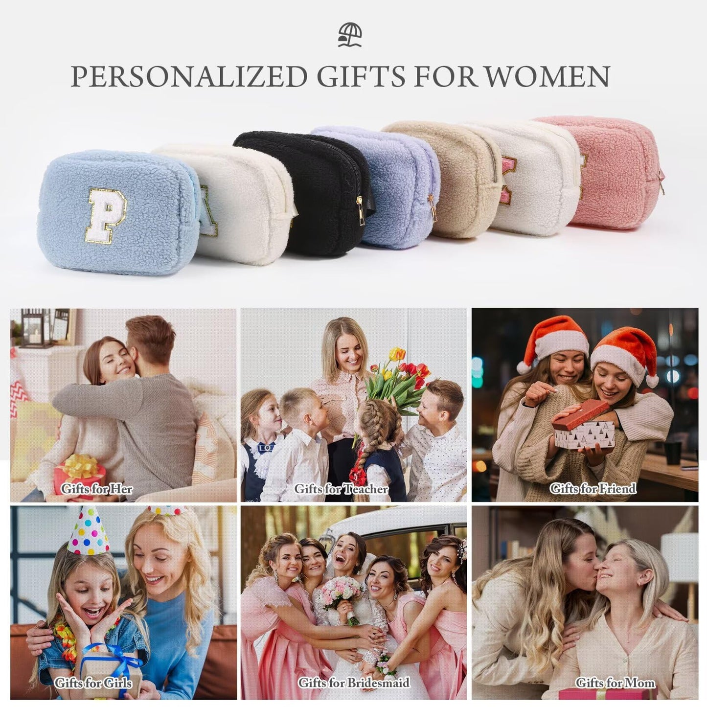 YOOLIFE Thank You Gifts for Women - Birthday Gifts for Women, Personalized Gifts for Women Mom Freind Sister Teacher Girlfriend Wife Her, Initial Belt Bag Crossbody Bags O, Small, Pink