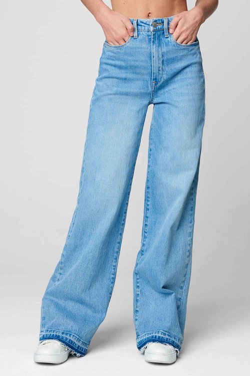 [BLANKNYC] Womens Luxury Clothing Rib Cage Five Pocket Jeans with Released Hem Detail, Comfortable & Stylish Pant, Warm Celebration, 31