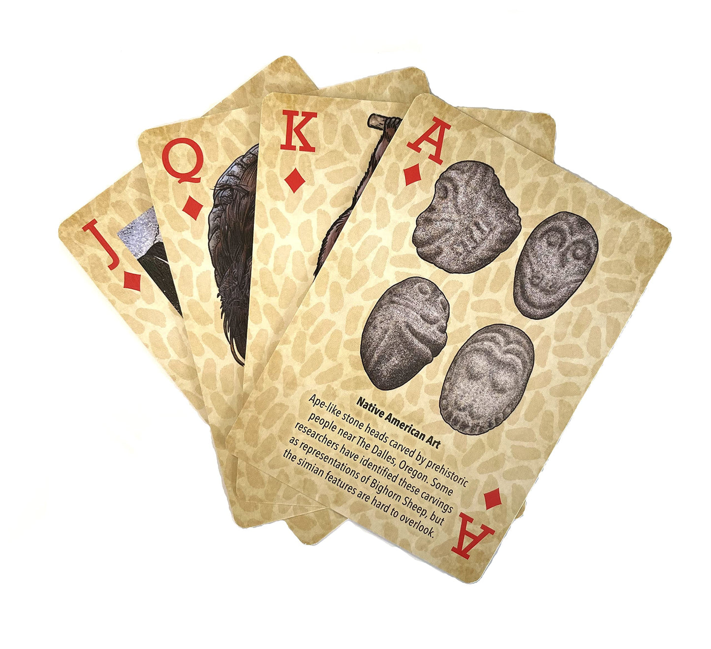 Paradise Cay Publications, Inc. Squatch METALWORKS Bigfoot Playing Cards - Standard 52 Card Deck - Unique and Fun Playing Cards with Illustrations and Facts - Perfect for Sasquatch Enthusiasts