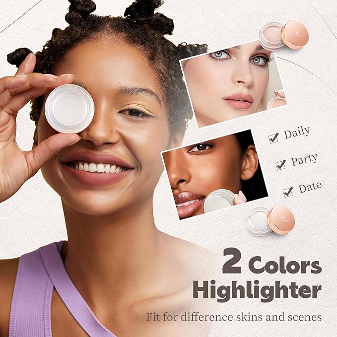 Color Nymph Face Makeup Kits, Makeup Gift Sets For Girls Make up Gift Sets For Women With Lipgloss Liquid Blush Solid Blusher Highlighters Contour Stick and Double-ended Brush -Special Edition