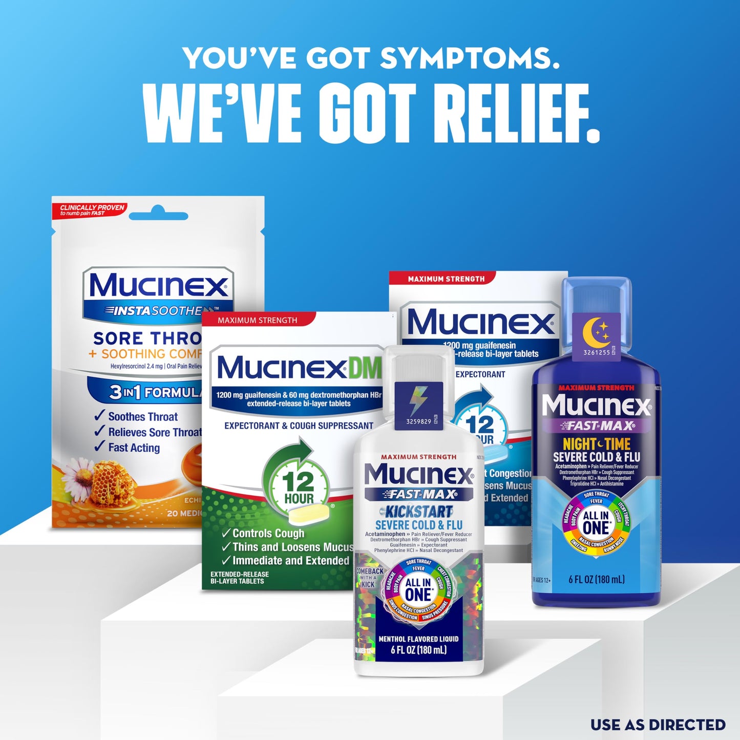 Mucinex 12 Hour 600 mg Guaifenesin Extended-Release Tablets for Excess Mucus Relief, Expectorant Aids Excess Mucus Removal, Chest Congestion Relief, 100 Bi-Layer Tablets