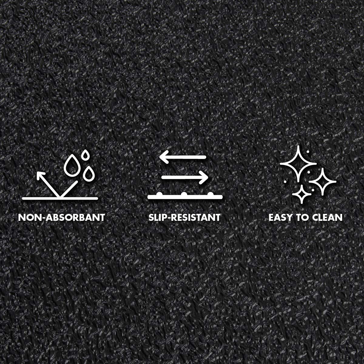 MotionTex Exercise Equipment Mat for Under Rowing Machine, Home Gym Floor Protection, Suitable for Rower, Treadmill, or Elliptical Machine, 30" x 96", Black (8M-110-30C-8)