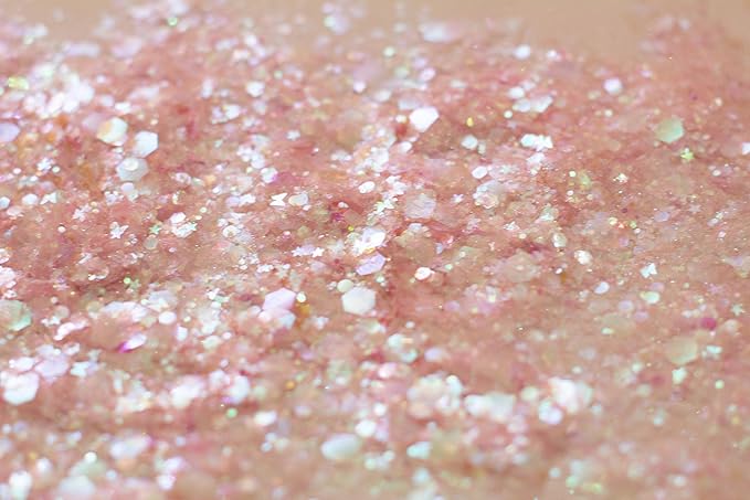 KARIZMA Iridescent Glitter. 30g Chunky Face, Hair, Eye and Body for Women. Rave, Festival Accessories, Cosmetic Makeup. Loose Set