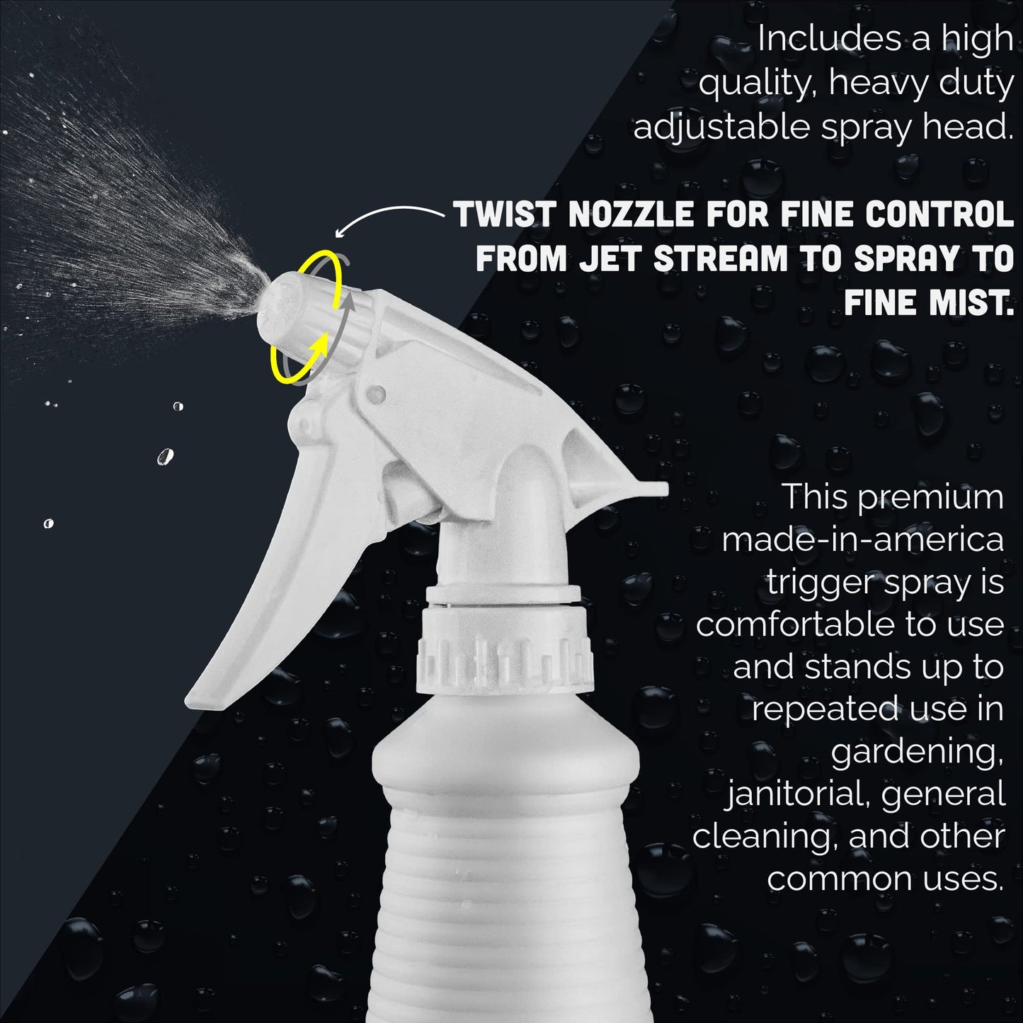 MAXTITE 99.9% Isopropyl Alcohol (Half-Gallon (2 pack, 32 fl oz) - Includes Heavy-Duty Spray Nozzle - Made in USA