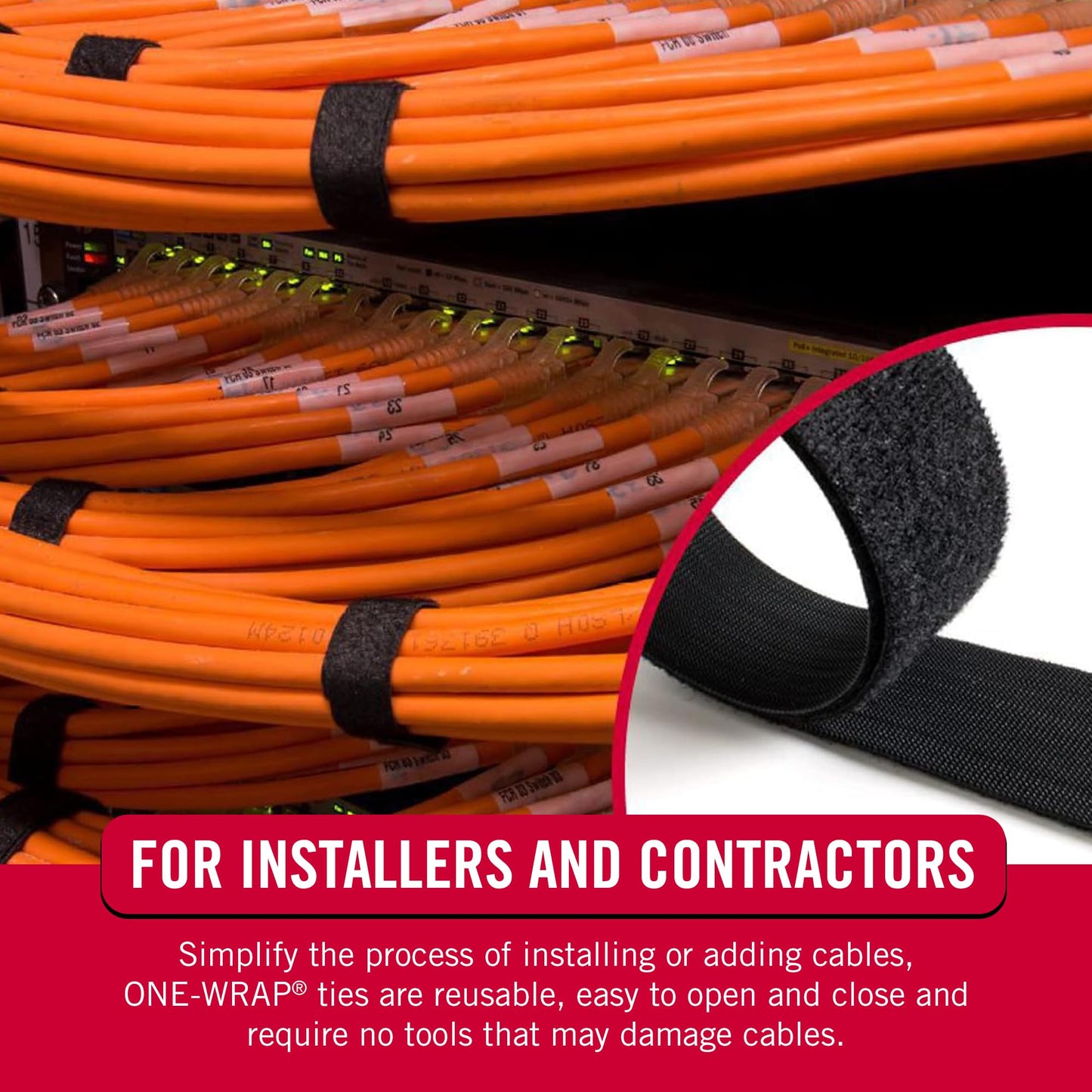VELCRO Brand VEL-30768-AMS Wide Straps 1 in x 30 ft Roll | Cut to Length, Reusable Self-Gripping Tape | Bundle Poles, Wood, Pipes, Lumber, Garage Organization for Tool Handles Hoses, More | Black, 1in