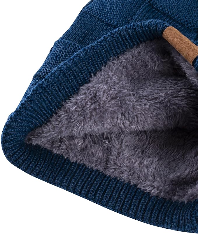 REDESS Beanie Hat for Men and Women Winter Warm Hats Knit Slouchy Thick Skull Cap