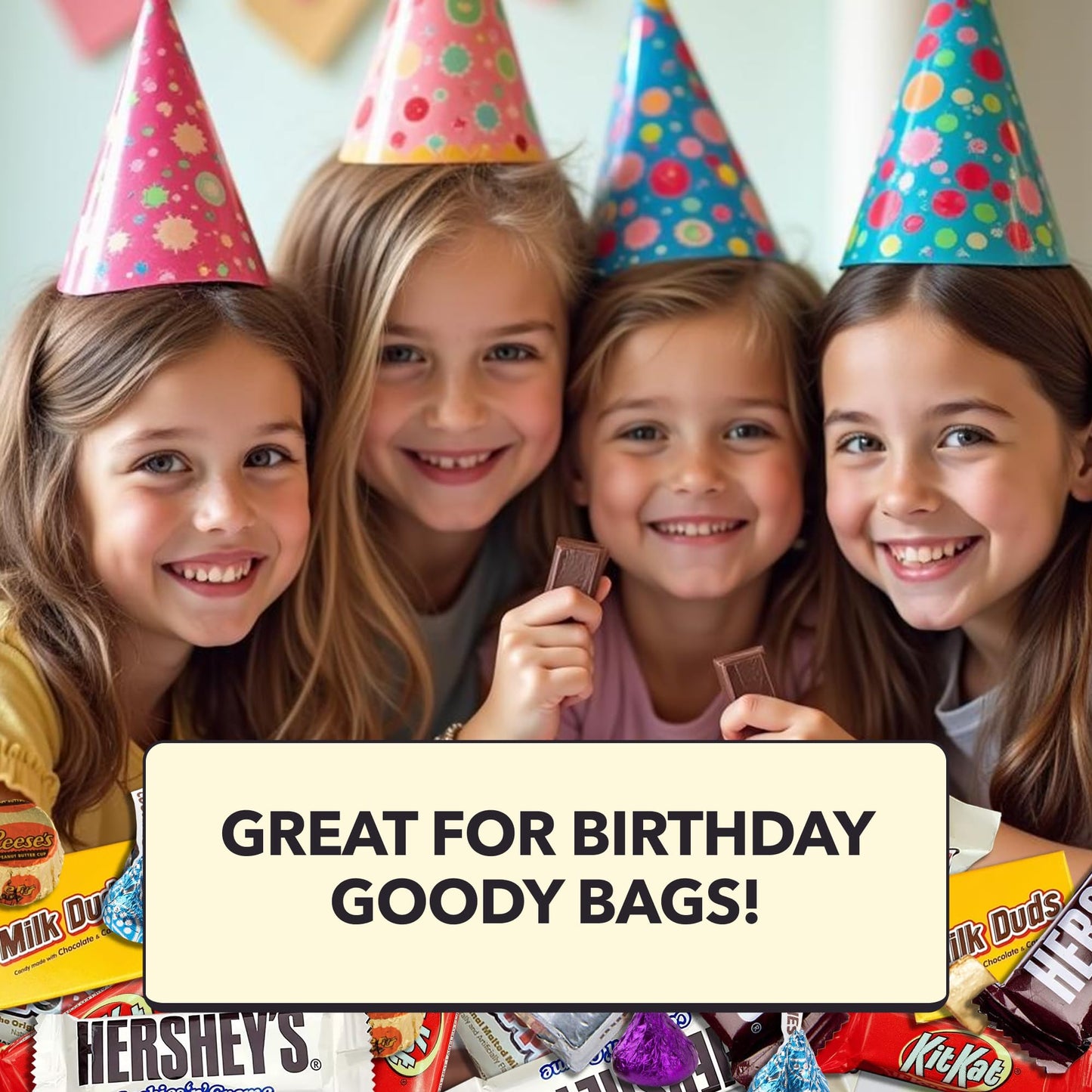 Chocolate Candy Variety Pack - 5 lb Assorted Bulk Chocolate Miniatures - Bulk Candy Individually Wrapped Candy Bars - Holiday Candy, Party Bag Candy Bulk - Dark & Milk Chocolate - Mini Chocolates