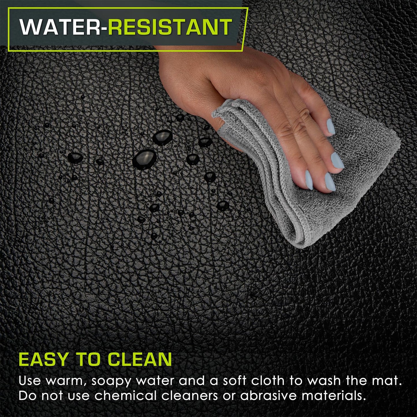 ProsourceFit Exercise Equipment & Treadmill Mat High Density PVC Floor Protector, 3 x 6.5-feet