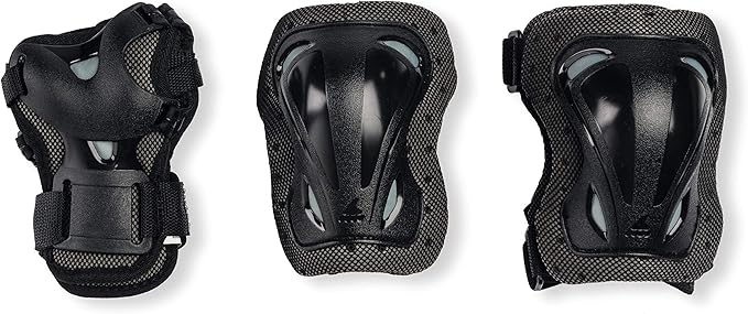 Rollerblade Skategear Junior 3 Pack Protective Gear, Knee Pads, Elbow Pads and Wrist Guards, Multi Sport Protection,Youth,...