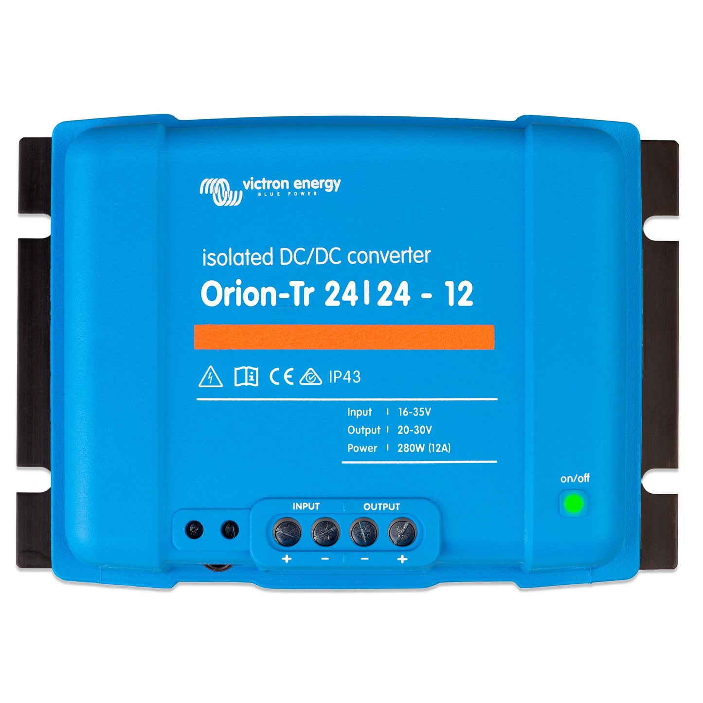 Victron Energy Orion-Tr Dc To Dc Converter - 24/24-Volt 12 Amp 280-Watt - Ip43 Protected - For Dual Battery Systems - Isolated