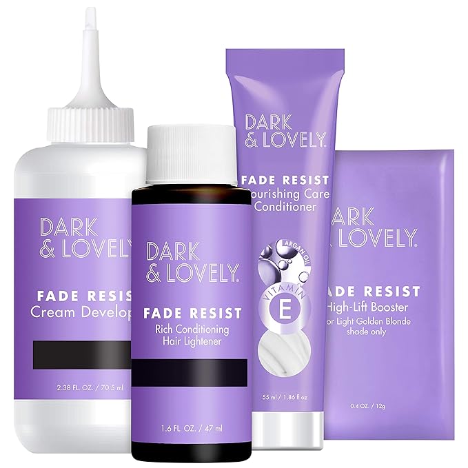 SoftSheen-Carson Dark and Lovely Fade Resist Rich Conditioning Color, Light Golden Blonde 384 (Pack of 2)