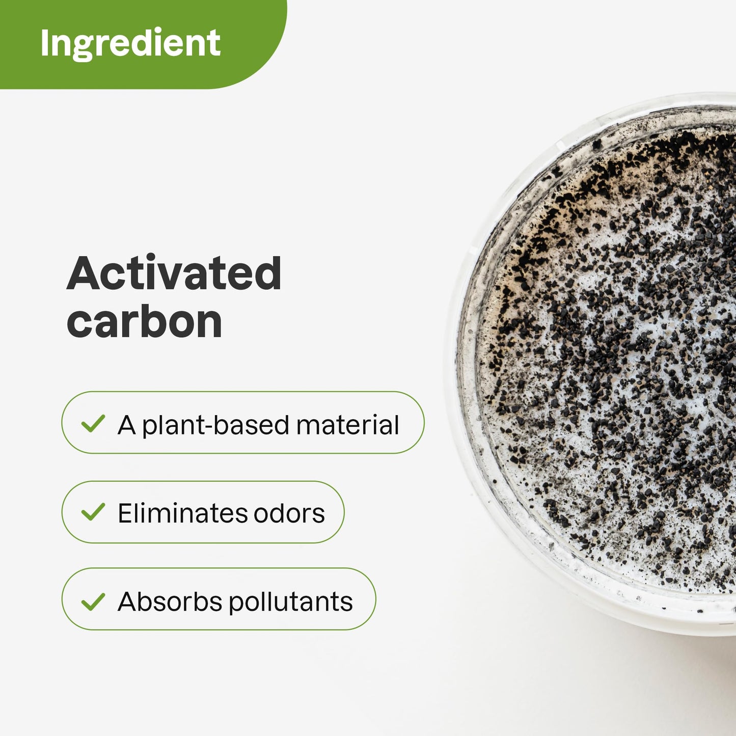 Attitude Bio Absorbant Air Purifier With Activated Carbon, Plant- And Mineral-Based, Absorbs Odors, Vegan, Mint, 8 Ounces
