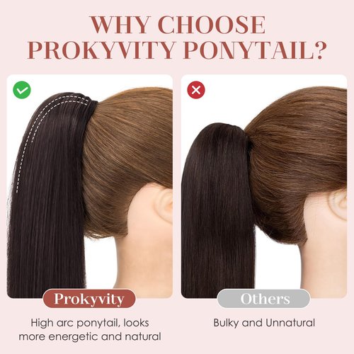 Human Hair Claw Clip Ponytail, Claw Clip Human Hair Ponytail,Effortless Application with Secure Hold,Style in Seconds,Quick Styling Solutions for Busy Lives 16"/109g Medium Brown Mix Dark Blonde
