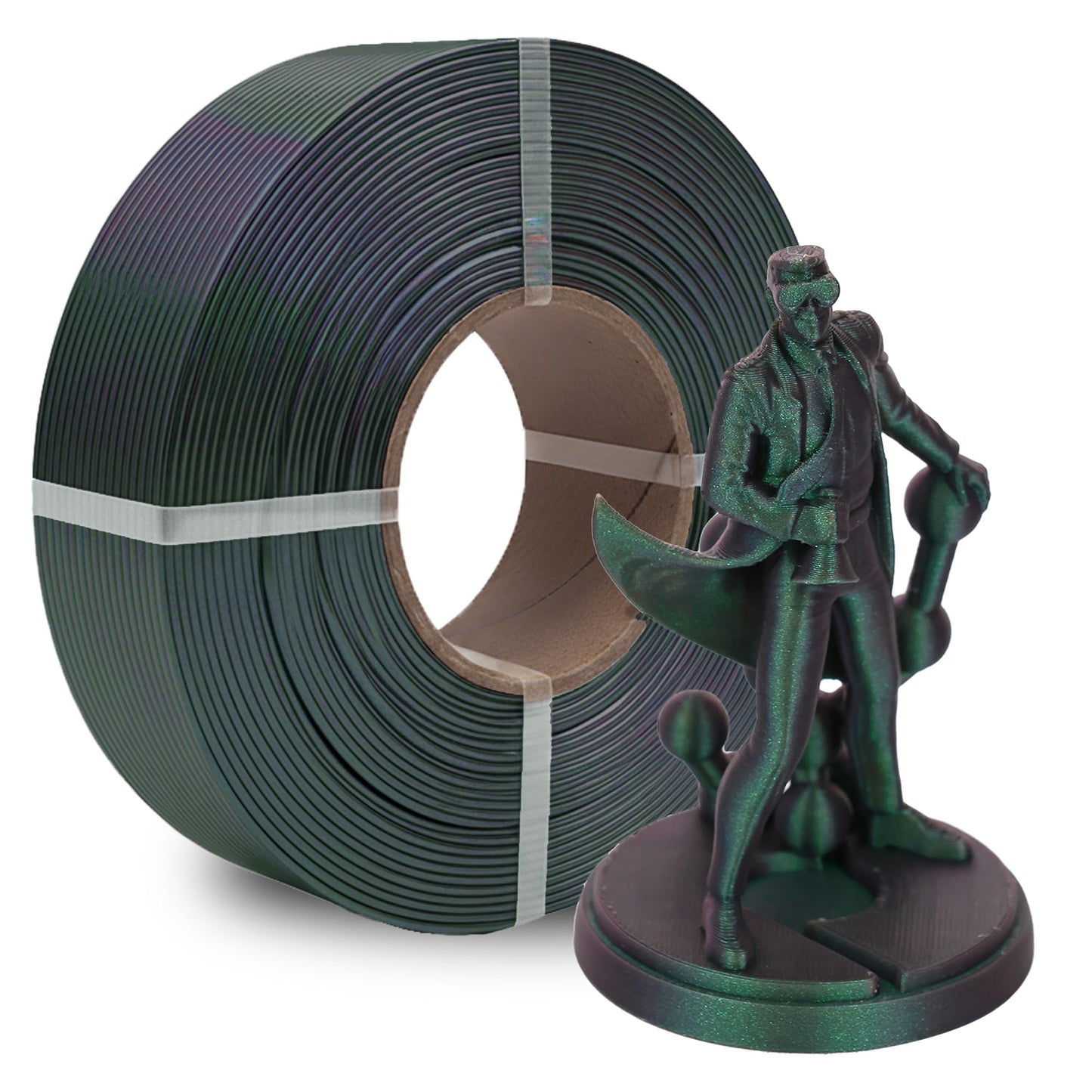 Polymaker Panchroma Refill Spool Starlight Comet PLA 3D Printing Filament Refill, Compatible with All Reusable Spools and All Ma