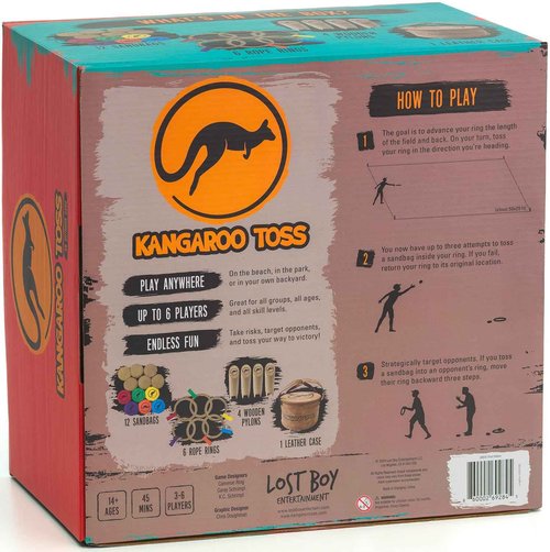 Kangaroo Toss - Official Set - Outdoor Games - Beach Toys - Yard Games - Backyard & Lawn Games - Camping - Ladder Toss - Bocce - Cornhole - for Adults and Family