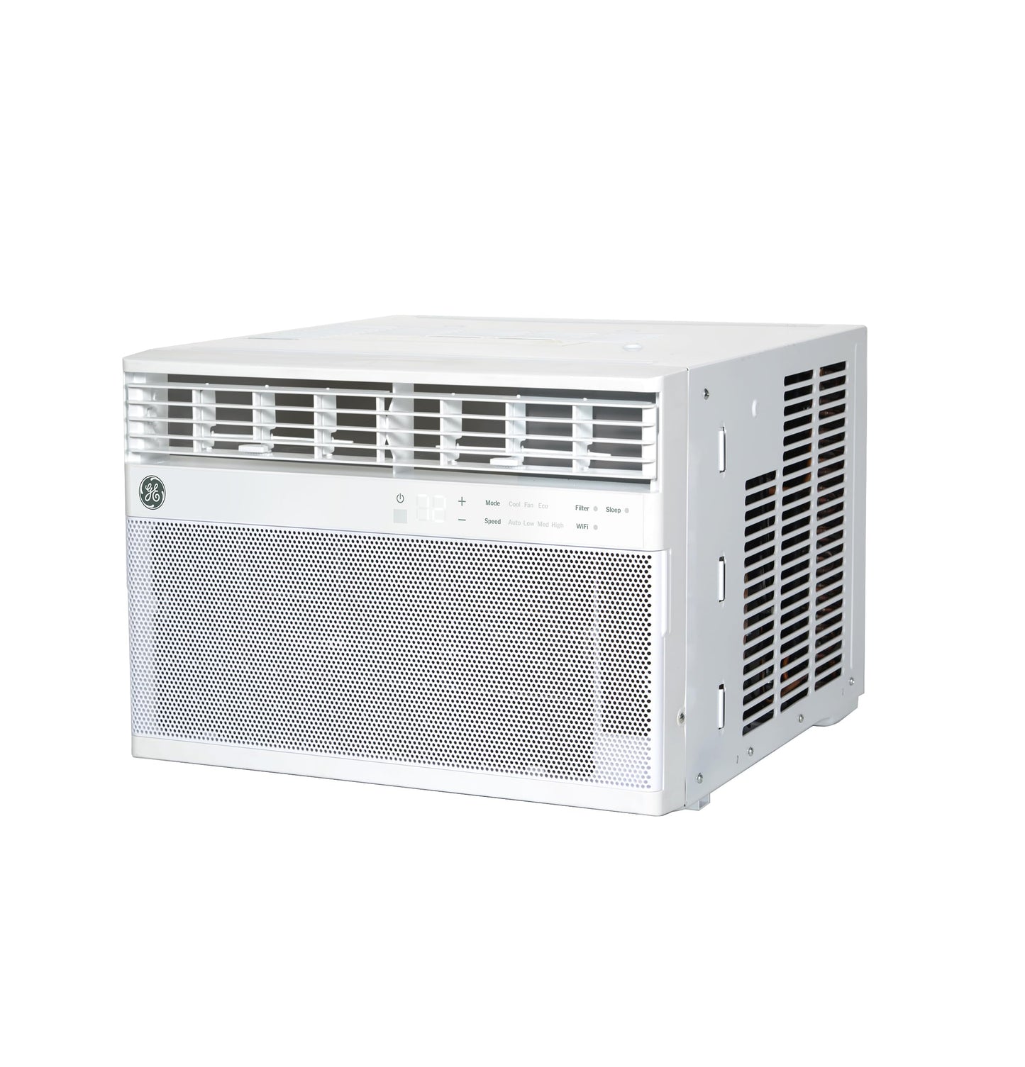 GE Window Air Conditioner 14,000 BTU for Rooms up to 700 sq ft., Wi-Fi Enabled, Energy-Efficient Cooling for Large Rooms, Easy Install Kit, Control Using Remote or Smartphone App, White