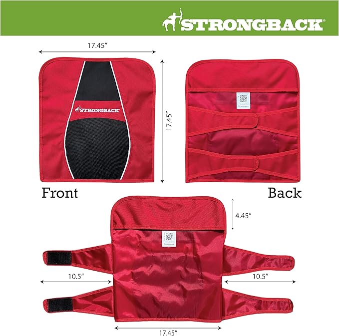 STRONGBACK Lumbar Support Stadium Seat for Bleachers – Ergonomic Chair with Back Support for Adults & All-Day Comfort