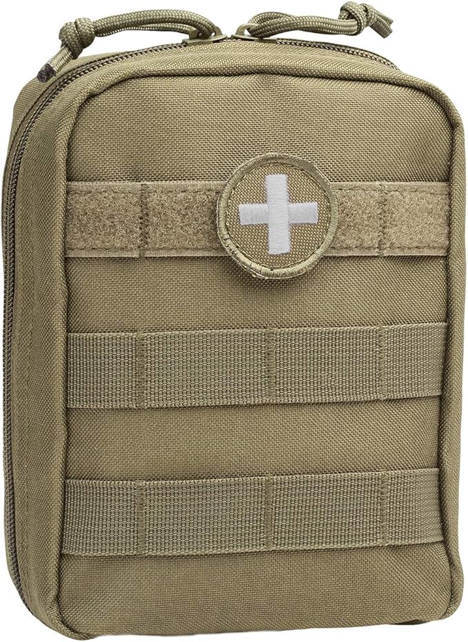 Orca Tactical First Aid Molle Pouch - Heavy Duty IFAK Pouch - Empty Medical Pouch Ideal for Military Use EMTs Law Enforcem...