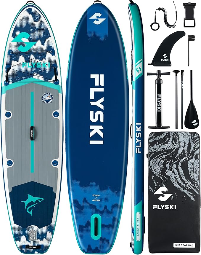 11'x34 Ultra Wide Paddleboards, Inflatable SUP&420lb Capacity for All Skill, Stand-up Paddle Board for Adults, Yoga/Fishin...