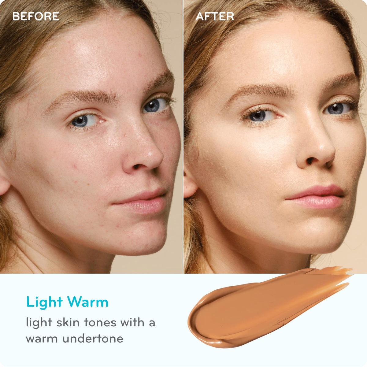 purlisse Ageless Glow Serum BB Cream SPF 40 - Glow BB Cream with SPF Enriched with Bakuchiol & Vitamin C to Help Improve Firmnes