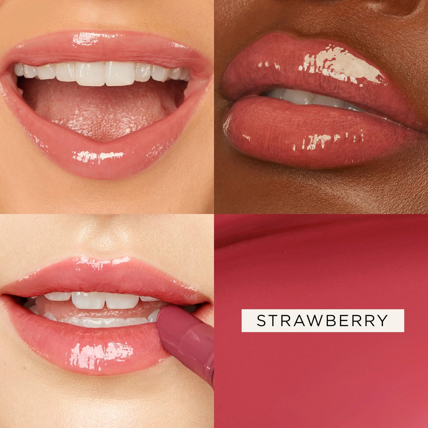 tarte maracuja juicy lip balm gloss - strawberry (pink berry)