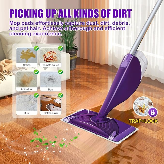 40 Pack WetJet Refills Compatible with Swiffer Mop - Wet Jet Pads for Household Cleaning, for Swiffer Wet Pads Refill, 4 Layers Thickened & Durable | Heavy-Duty Absorbent | Strong Stickiness