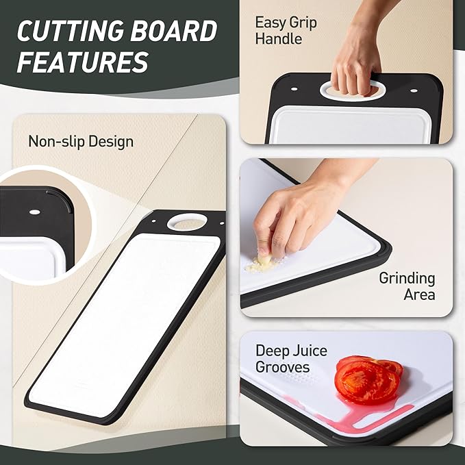 2 in 1 Stainless Steel Cutting Board with Handle Great Grandma Christmas Xmas Birthday Mother Gifts Ideas Grandmother Gigi Granny Nana Glamma Mawmaw Yaya Abuela Abuelita Mamaw Mimi Nonna Oma Meme