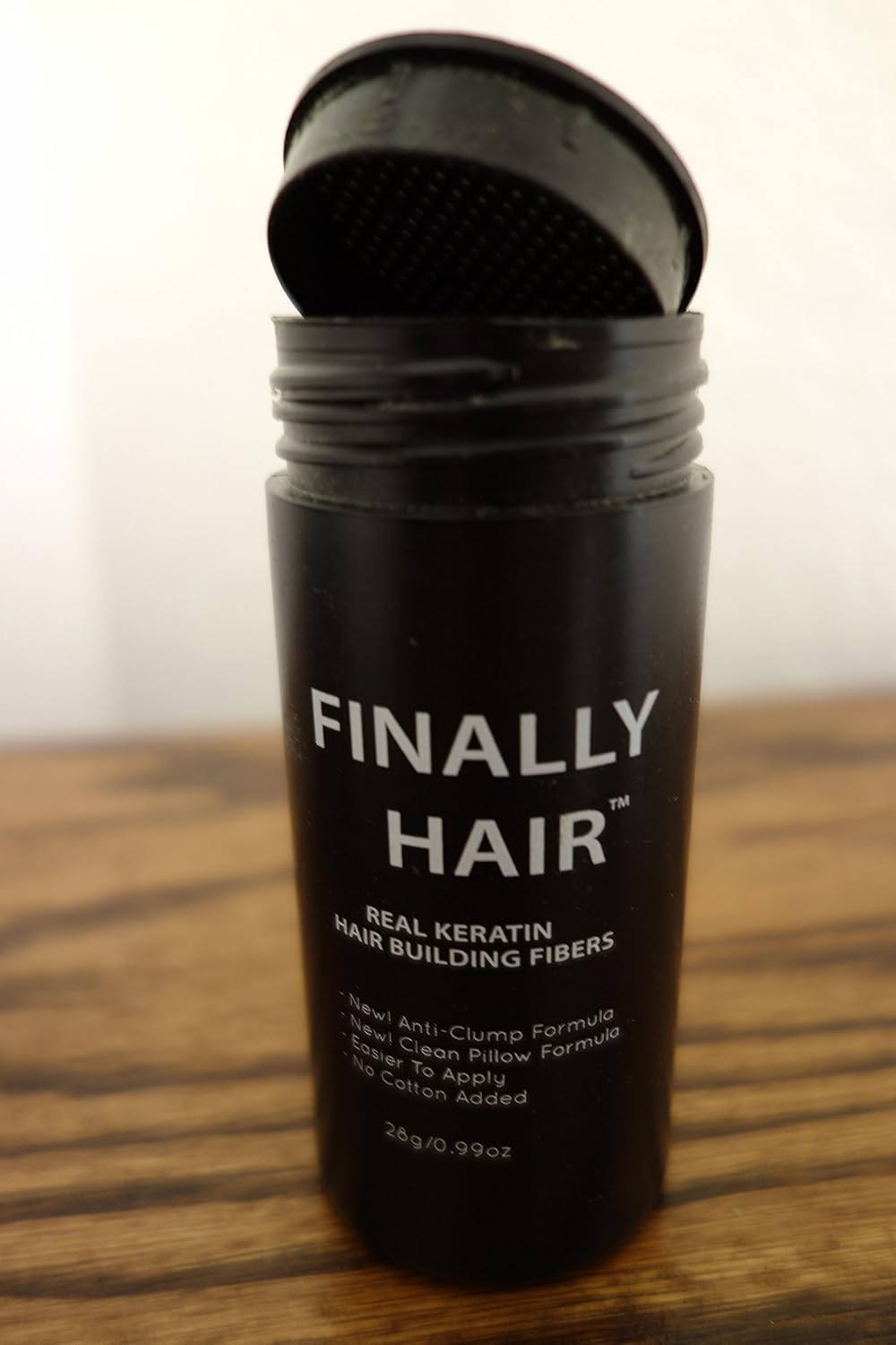 Hair Loss Concealer Fibers 200 Grams 7 Oz. With Bottle By Finally Hair (Dark Brown)