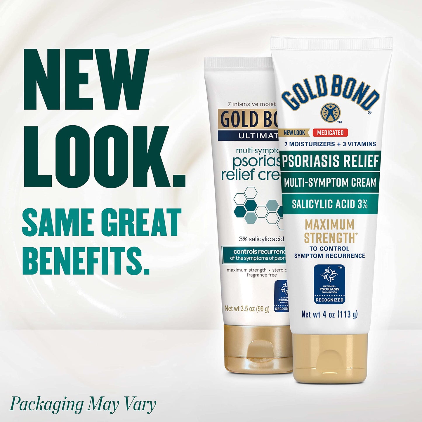 Gold Bond Multi-Symptom Psoriasis Relief Cream, 4 oz., for Itchy, Irritated & Scaling Skin (Pack of 2)