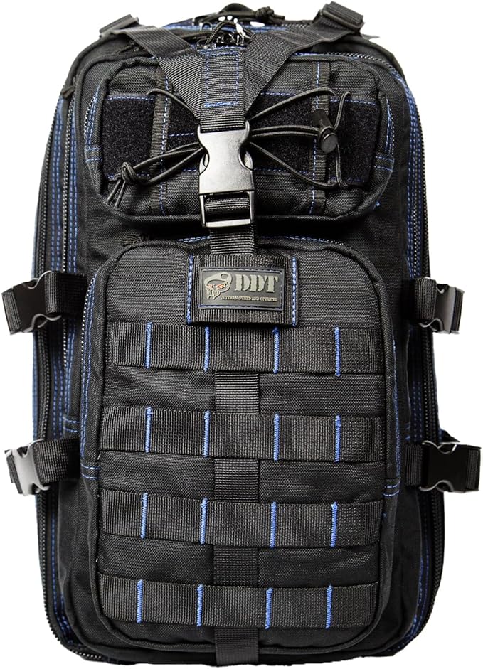 DDT Death Dealer Tactical Anti-Venom 24 Hour Assault EDC Backpack (Blueline)