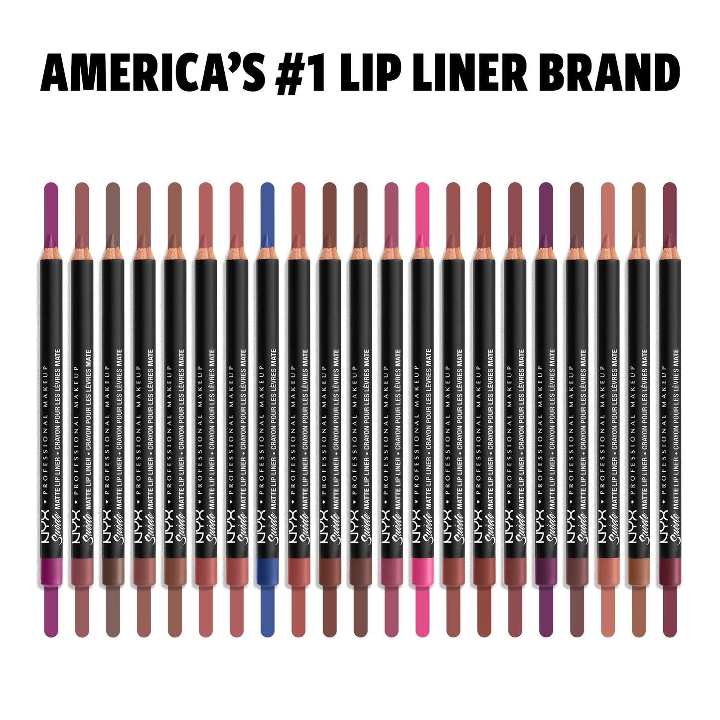 NYX PROFESSIONAL MAKEUP Suede Matte Lip Liner, Vegan Formula - Brooklyn Thorn (Deep Brown)