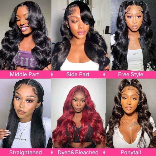 Holiden 200% Density 20 Inch Short Bob Wig Human Hair 13x4 HD Lace Front Wigs Straight Bob Lace Front Wigs Glueless (13x6 Body Wave Natural Black, 20 Inch)