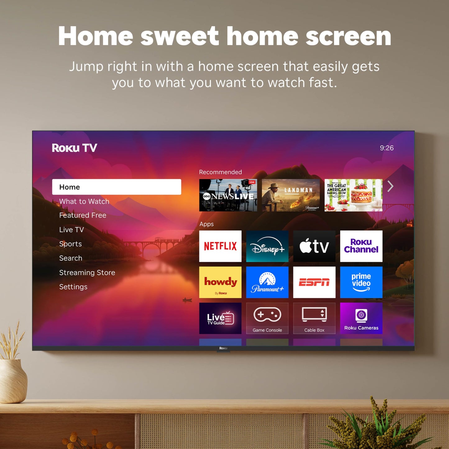 Roku Smart TV – 55-Inch Plus Series, Mini-LED TV – RokuTV with Enhanced Voice Remote – Flat Screen 4K QLED Television with Dolby Vision & Wi-Fi for Streaming Live Local News, Sports