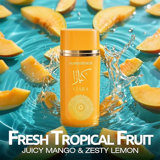 4-Piece Women's Perfume Set with 10ml Rollerball, EDP Collection, Variety of Fragrances,Long Lasting Fragrance (Sexy for women/Kiara Mango Punch/Kiara pink/PARTY GIRL)