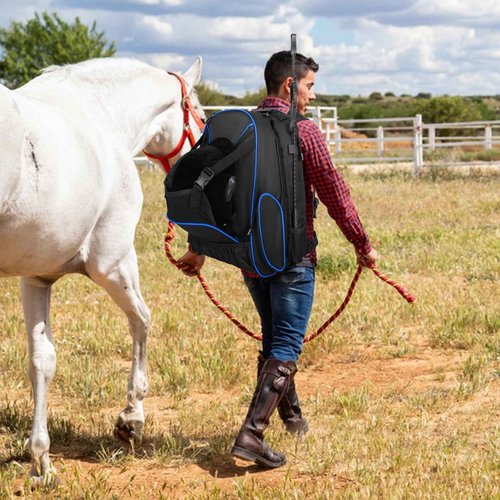 Goloni Large capacity equestrian horse riding gear horseback riding bag grooming tote bag equestrian backpack