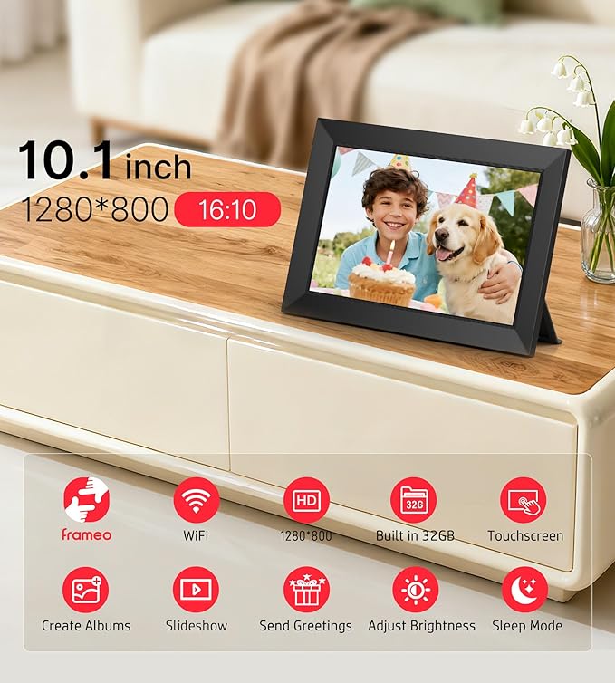 Frameo Digital Photo Frames WiFi 3 Pack