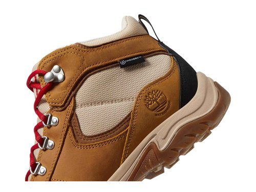 Timberland Women's Mt. Maddsen Mid Lace Up Waterproof Hiking Boot, Wheat Full Grain, 9.5 Medium
