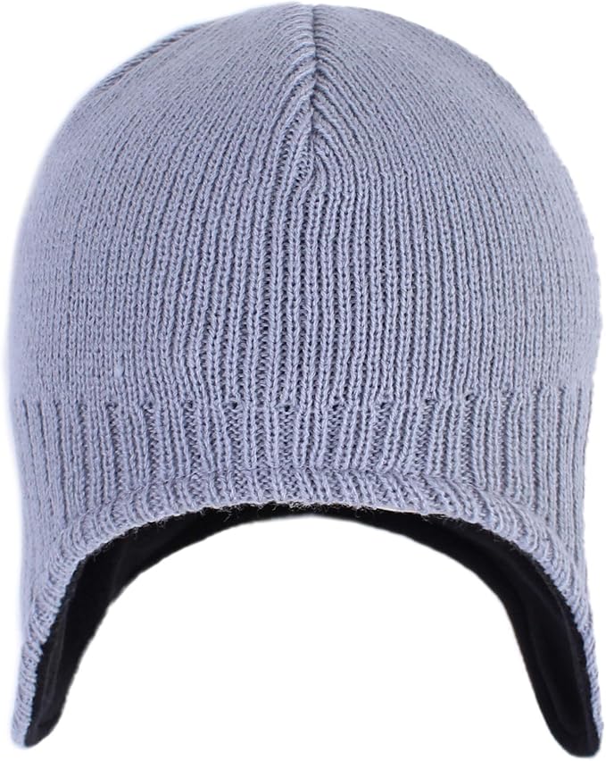 Connectyle Men's Knit Winter Hat with Ear Flaps Fleece Lined Beanie Warm Knitted Skull Cap Beanies Watch Hat
