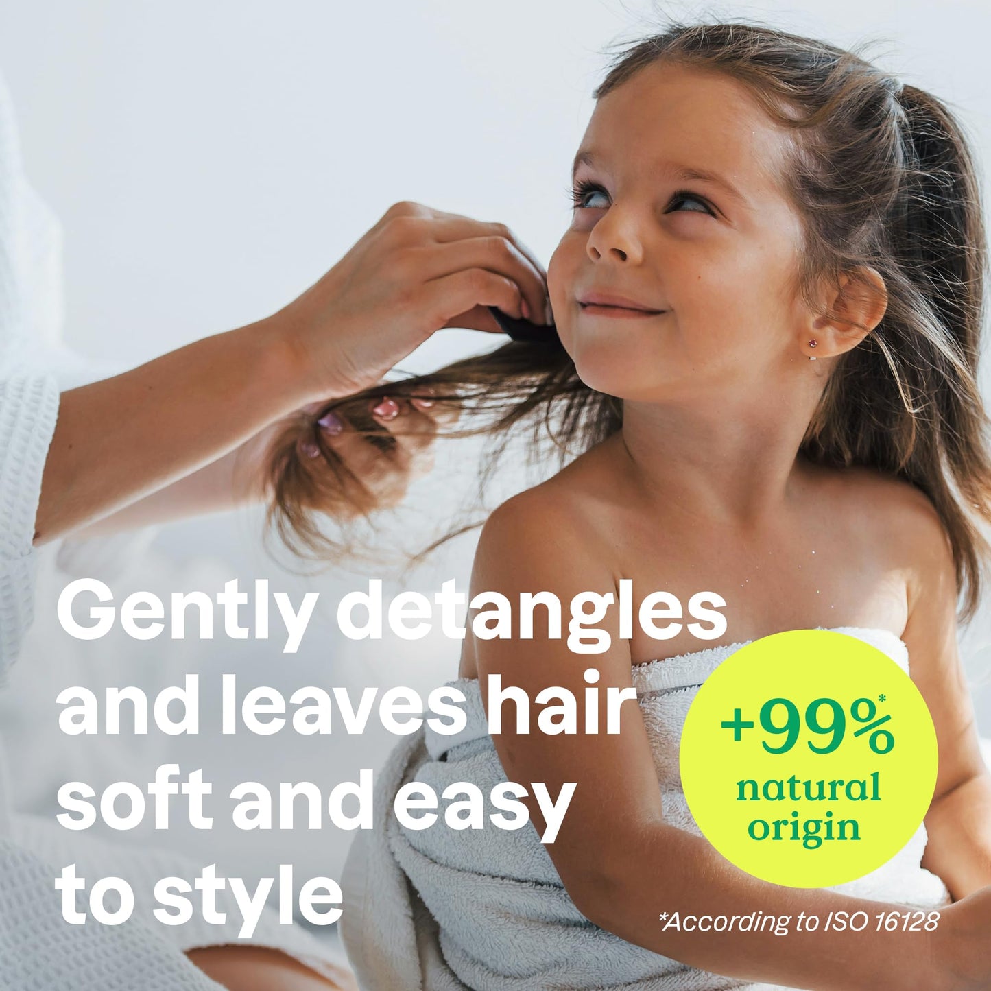 ATTITUDE Rinse-free Hair Detangler for Kids, EWG Verified Leave In Product, Plant- and Mineral-Based Ingredients, Vegan, Vanilla