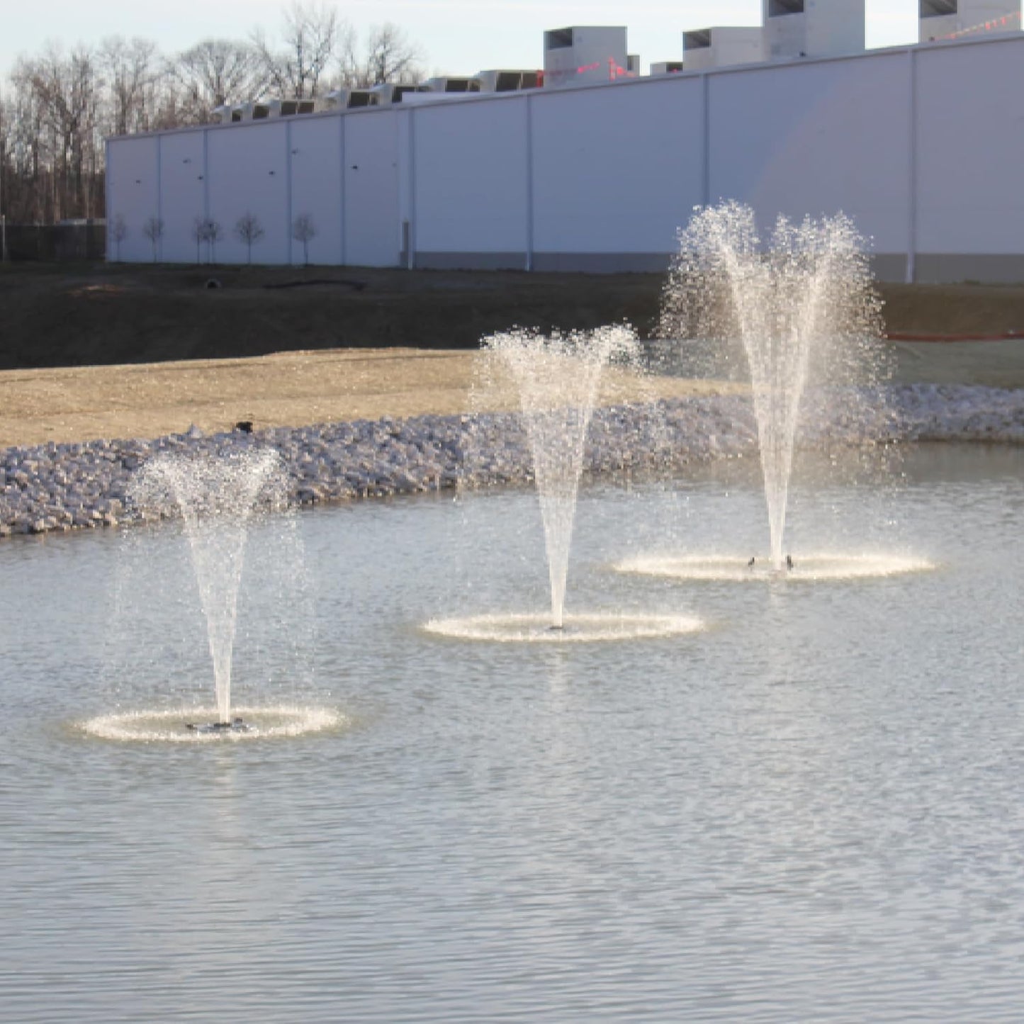 HALF OFF PONDS Floating Fountain – 1 HP Pond Aerator, 200' Cord – 15,000 GPH Water Pump – 13 Spray Patterns – Energy-Efficient for Large Ponds, Lakes & Water Gardens