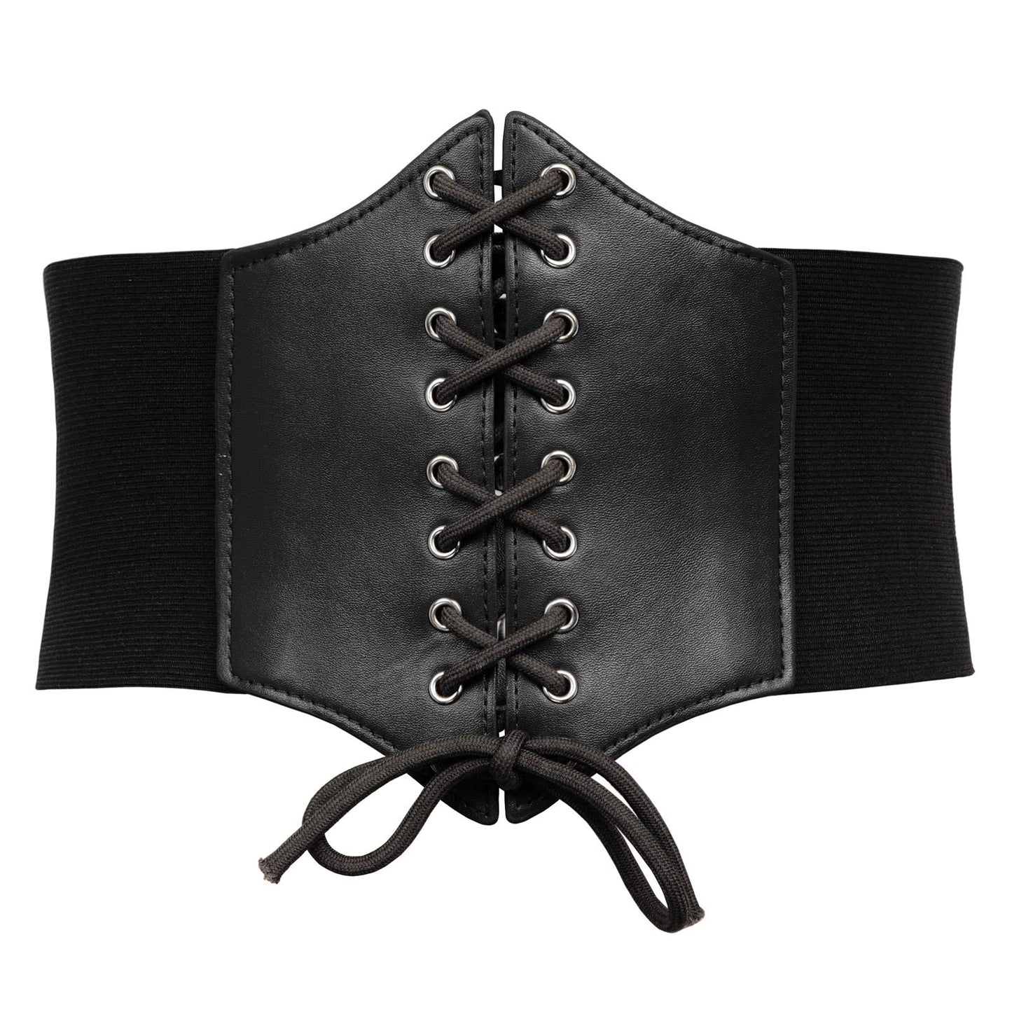 GRACE KARIN Medieval Victorian Costume Dress Corset (L,Black+Coffee)