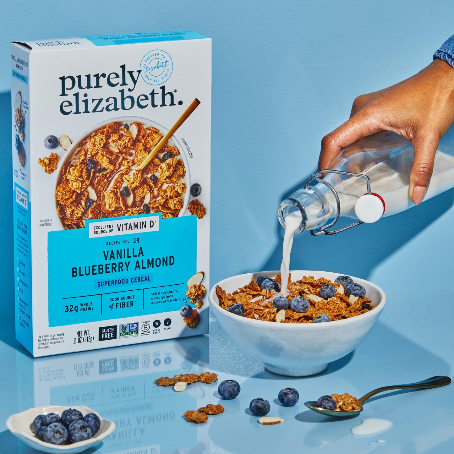 Purely Elizabeth Cereal Vnlla Blbry Almnd 11 OZ